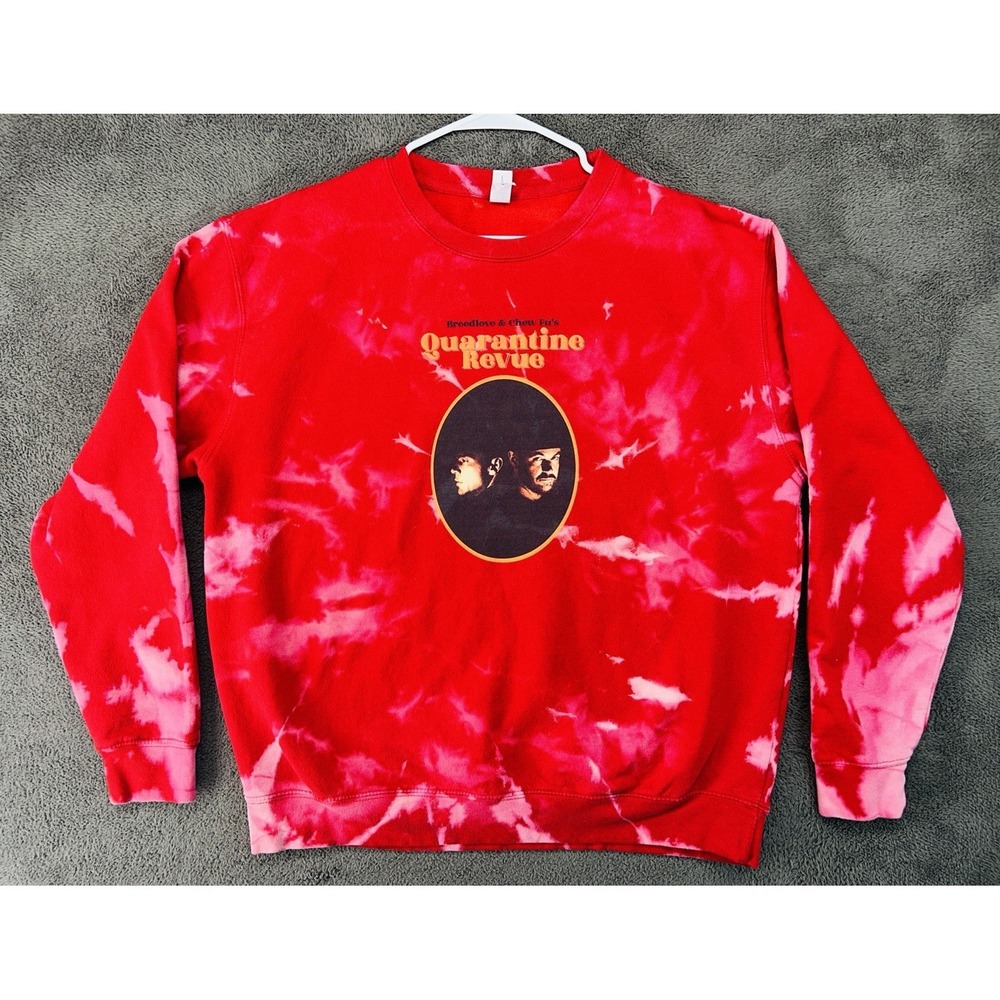 breedlove & chow fu's quarantine revue res sweatshirt size XL